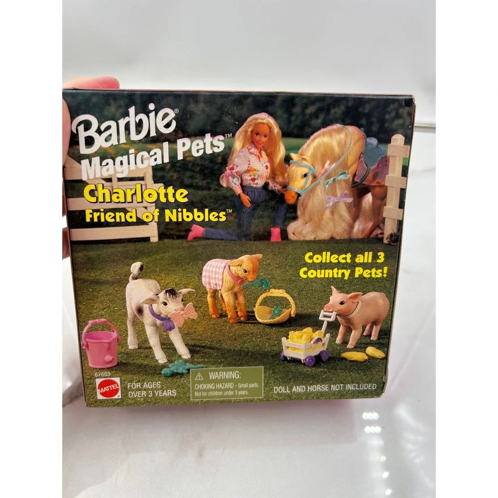 VTG 1997 Barbie Magical Pets Charlotte Pig Friend of Nibbles Mattel 67603 NIB